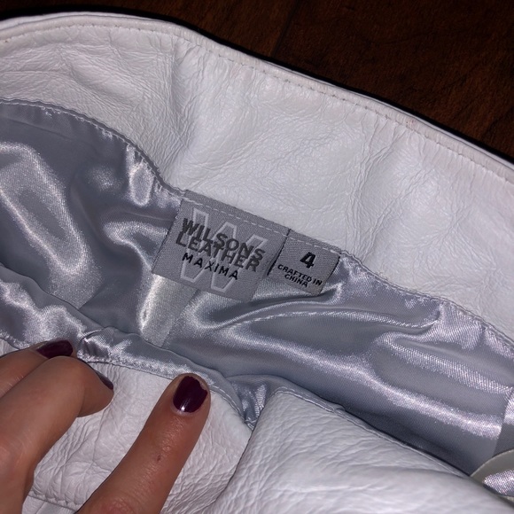 NWT Wilsons Leather Lace-Up pants - Picture 4 of 5